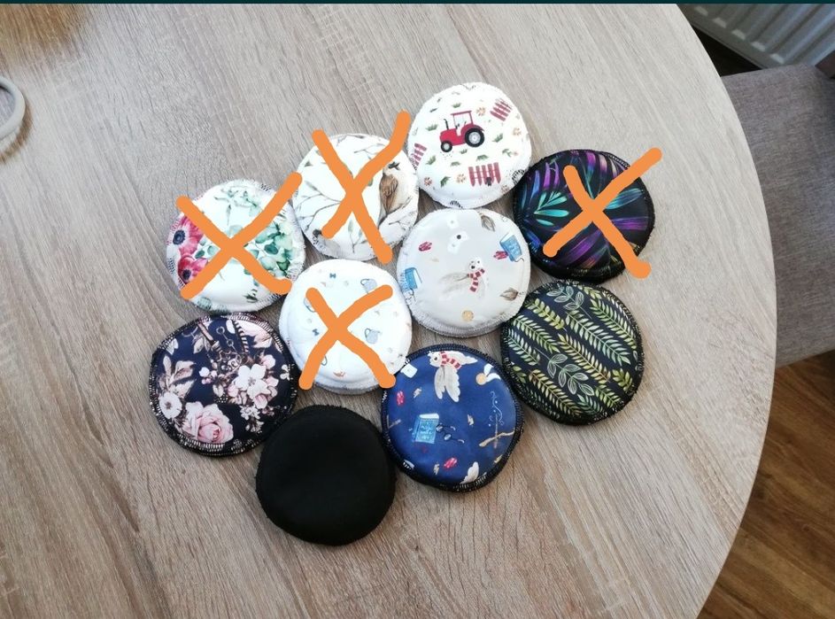 NOWE wielorazowe wkładki laktacyjne zestaw komplet prezent baby shower