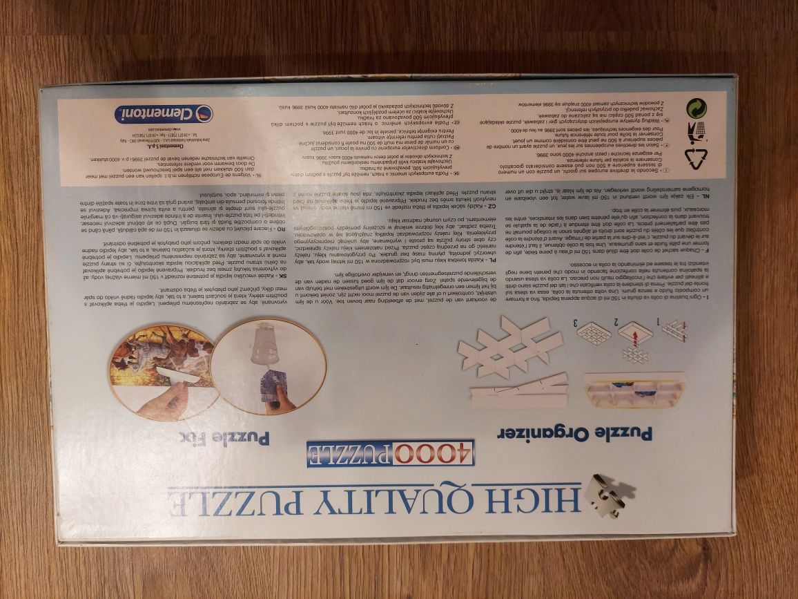 Puzzle Clementoni 4000 elementów Antyczna Mapa Świata