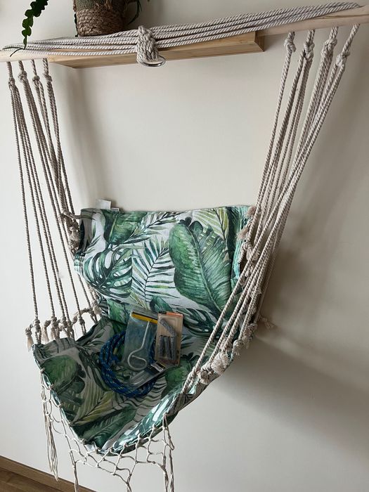 Nowa huśtawka ogrodowa/ na balkon Homla z mocowaniem