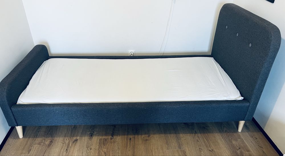 Lóżko z materacem Kongsberg 90x200