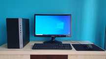 Komputer PC i5 3.8 GHz 16GB RAM 500 GB NVMe + 500 GB HDD + monitor 24"