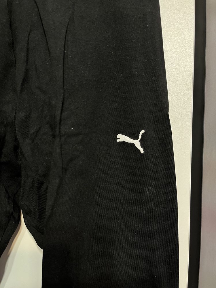 legginsy sportowe puma czarne obcisłe xs siłownia