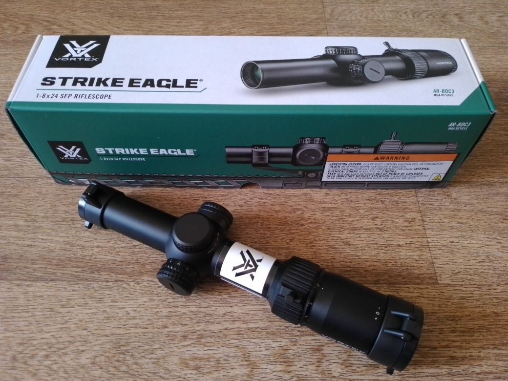 Прицел оптический Vortex Strike Eagle 1-8x24 AR-BDC3 (MOA)