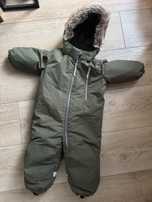Zimowy kombinezon H&M 80 cm khaki
