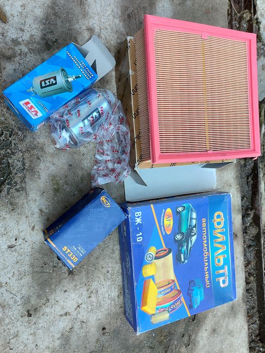 Фільтр воздушний та паливний Ваз  інжектор карбюратор