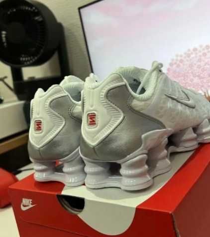 Nike Shox TL White Metallic Silver r.45