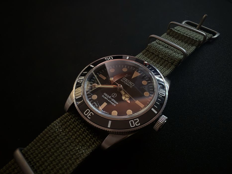 Relógio Seiko Mod NH35 Safira 39mm