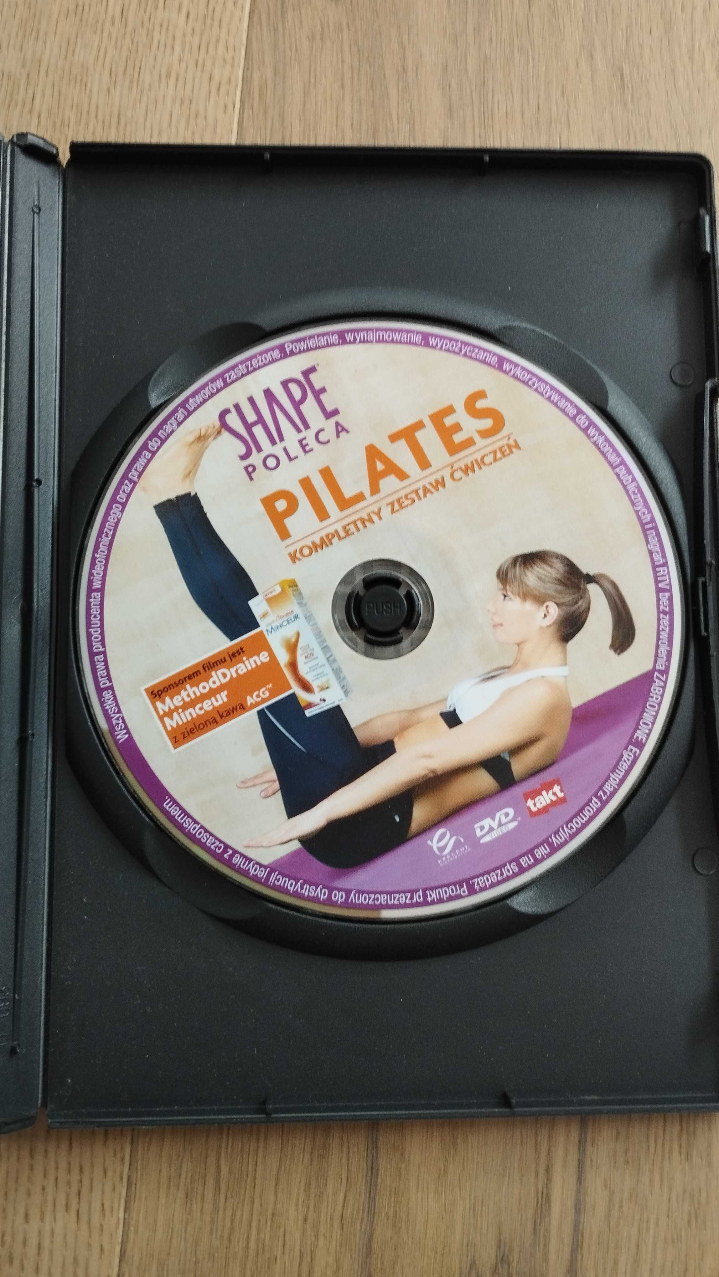 Łatwy Pilates kompletny zestaw ćwiczeń Shape DVD