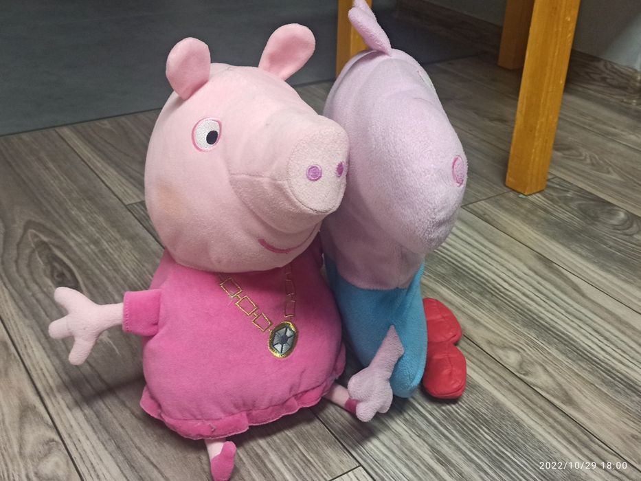Maskotka pluszak świnka Peppa George przytulanka