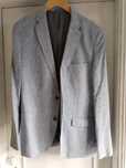 Blazer linho azul claro tam L_ Eur 50