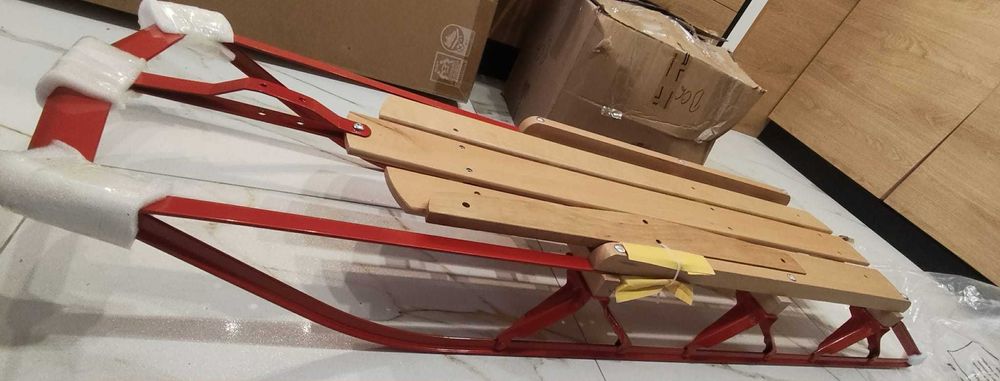 Nowe sanki costway dla dzieci i dorosłych, max 150kg zima stok zabawka