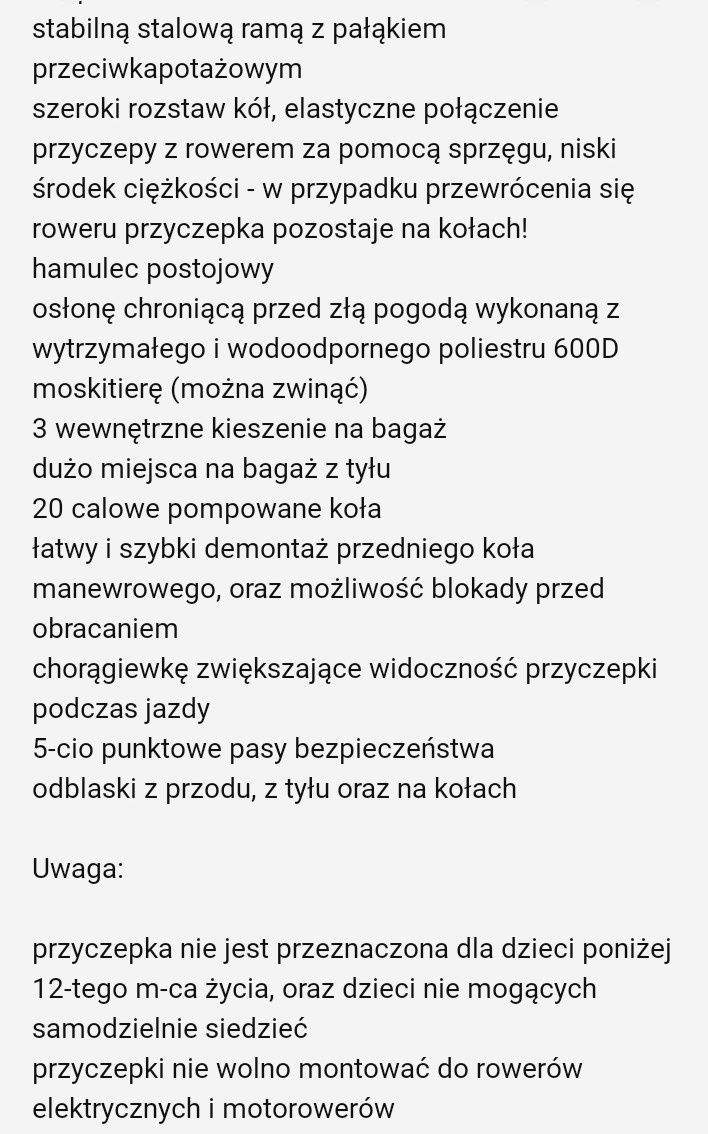 Przyczepka rowerowa 2 w 1 Profex