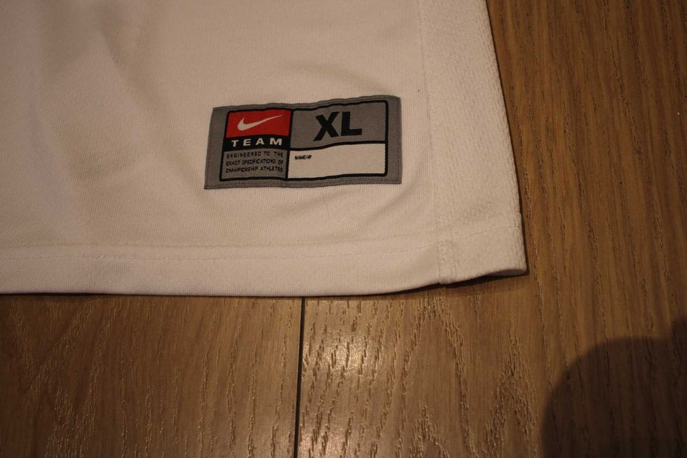 Świetna koszulka koszykarska,męska,NIKE,roz.L/XL,biała