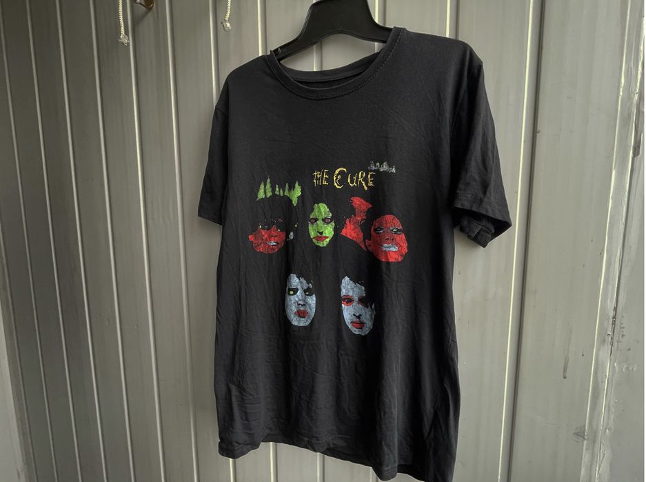 чорна футболка мерч The Cure y2k / M