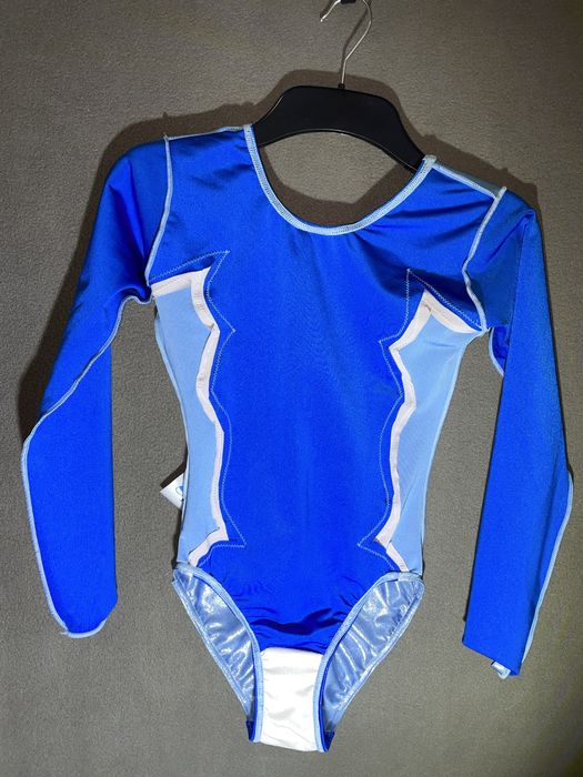 Купальник для художньої гімнастики Olympique синій роз. 32 11-13 років