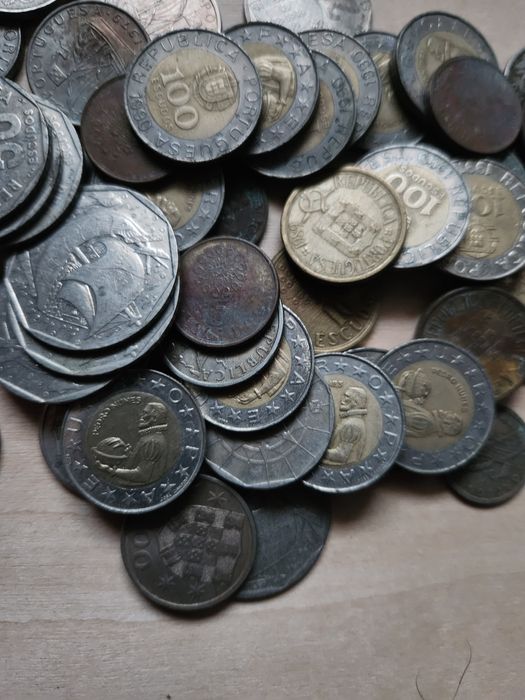 Lote de moedas portuguesas