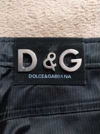 Damskie spodnie z logo  D&G