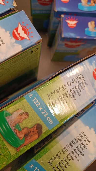 NOWE Mały basen basenik 122x23 dla najmłodszych