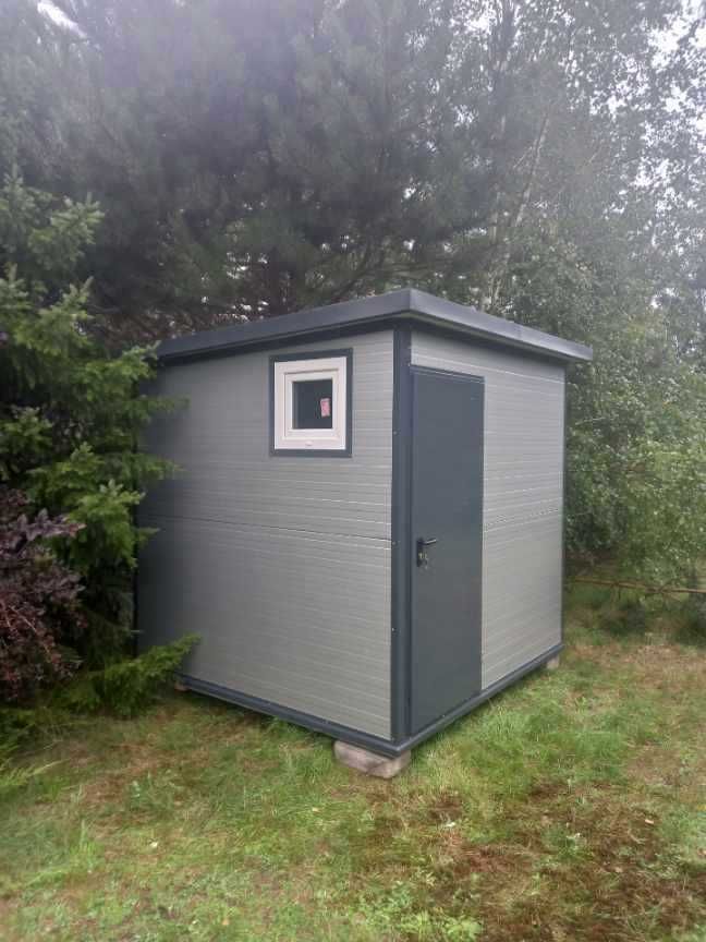 Kontener sanitarny WC pawilon toaleta magazyn energii kotłownia