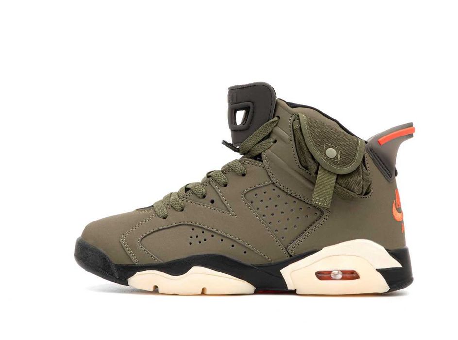 Унисекс кроссовки Nike Air Jordan 6 Retro Travis Scott найк джордан 6