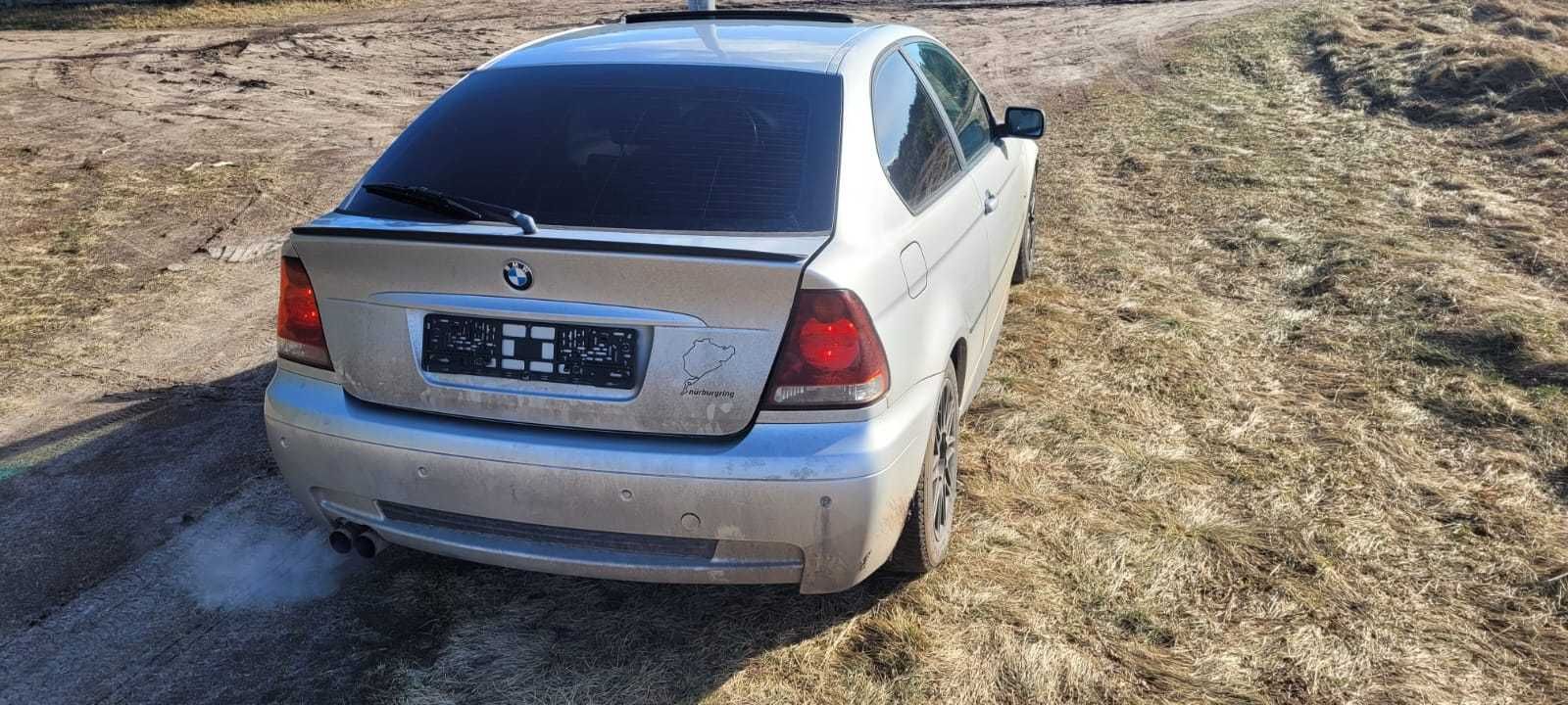 Maska drzwi błotnik zderzak BMW E46 compact kompakt titansilber
