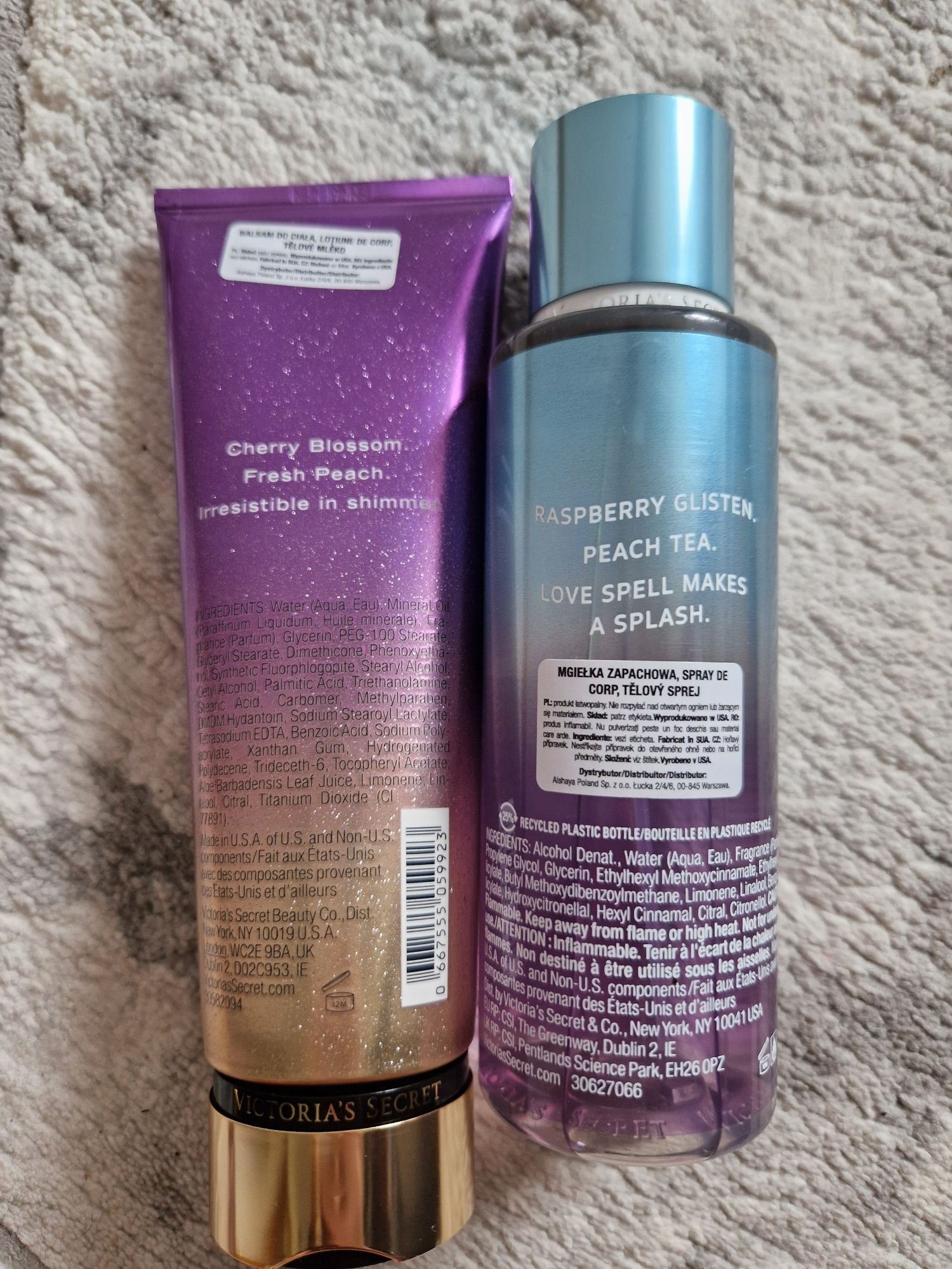 Zestaw PREZENTOWY VICTORIA SECRET balsam + mgiełka Love Spell