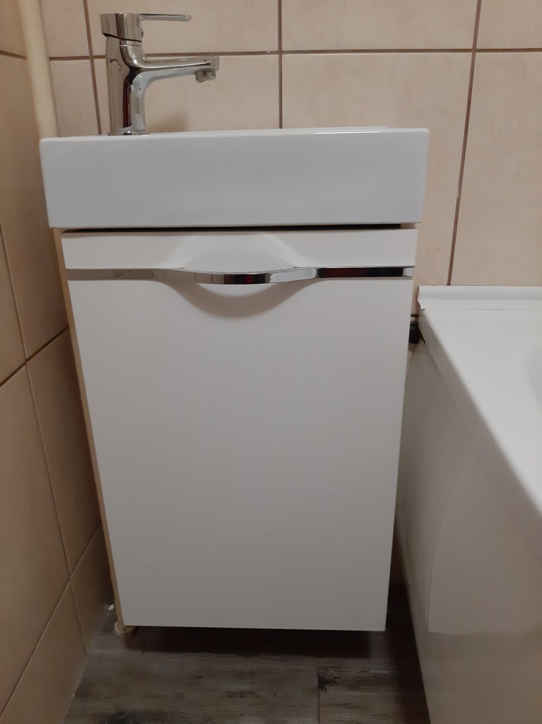 Komplet, umywalka z szafką