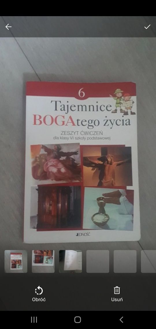 Książka do religii  klasa 6