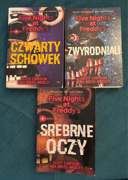 Pod choinkę seria Five Nights at Freddy’s komplet 3 książek horror