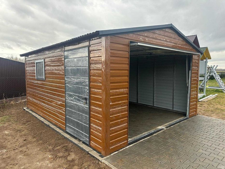 Garaż blaszak 6x5 Garaż blaszany Wiata Hala Producent 6x8 5x7 7x7 6x6