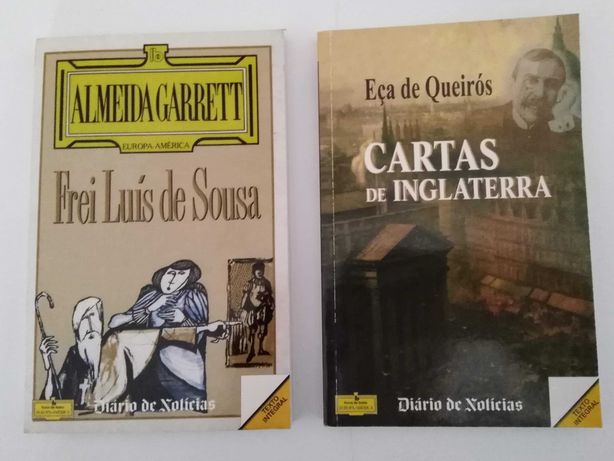 Livros de apoio (Frei Luis de Sousa, Almeida Garrett e Eça de Queirós)