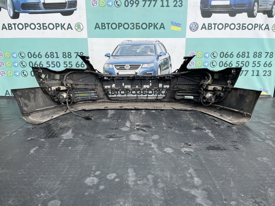 Бампер передній lc9x чорний фольксваген пассат б6 volkswagen passat b6
