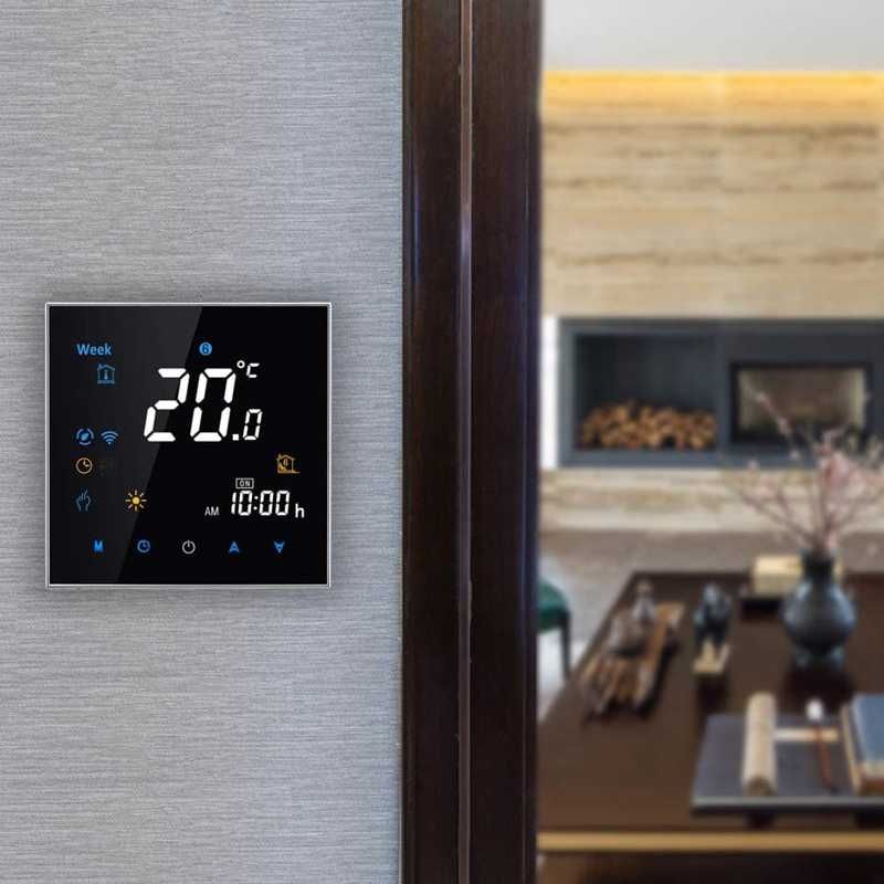 Термостат Becasmart BHT-3000GBLW WIFI терморегулятор