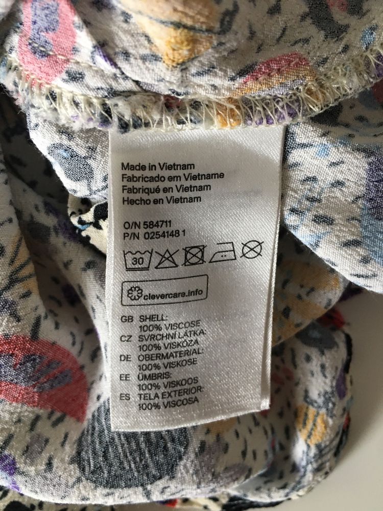 Bluzka kolorowa H&M kolorowe wzorki