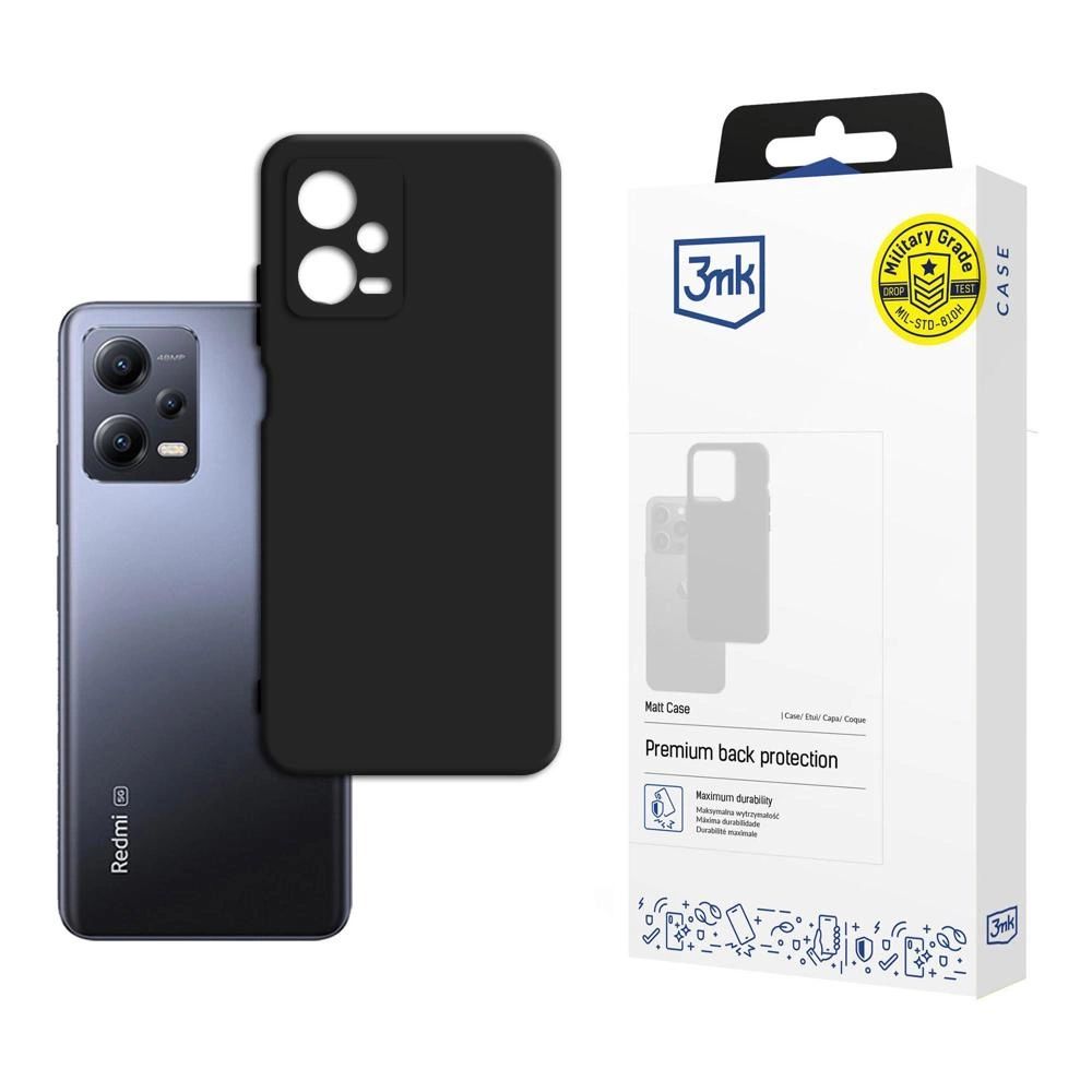 Etui 3Mk Matt Case Na Redmi Note 12 5G - Czarne