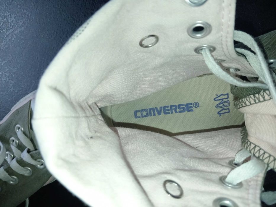 Buty Converse Rozmiar 37 khaki wysokie.