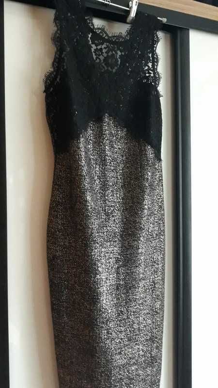 New look sukienka glamour midi L