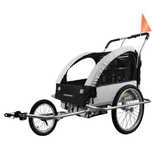 Przyczepka Rowerowa dla Dzieci Jogger Transportowa do Roweru 2 Osobowa