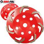 MAR-POL Tarcza Do Szlifowania Betonu Cegły Kamienia 180mm M08796 Red