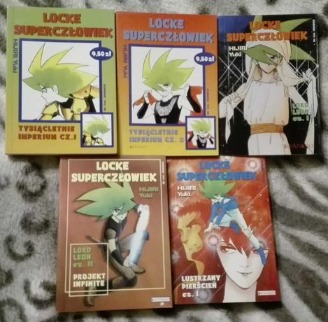 Manga Locke Superczłowiek - tom 1, 2, 7, 8, 9
