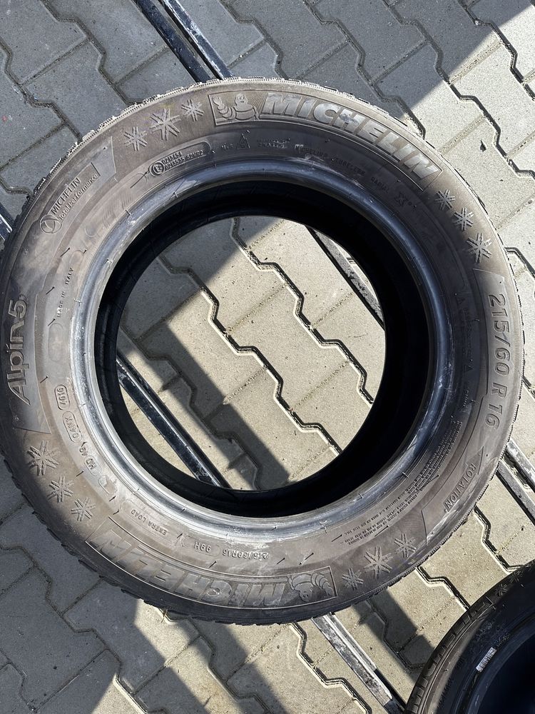 215/60r16 michelin alpin 5 zima para