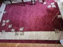 Dywan duży burgund 200x300