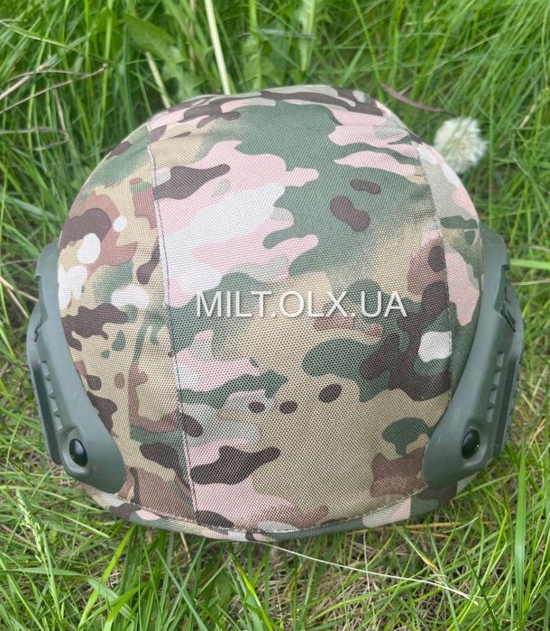 Кавер на каску MICH мультикам піксель ЗСУ чохол на шолом multicam