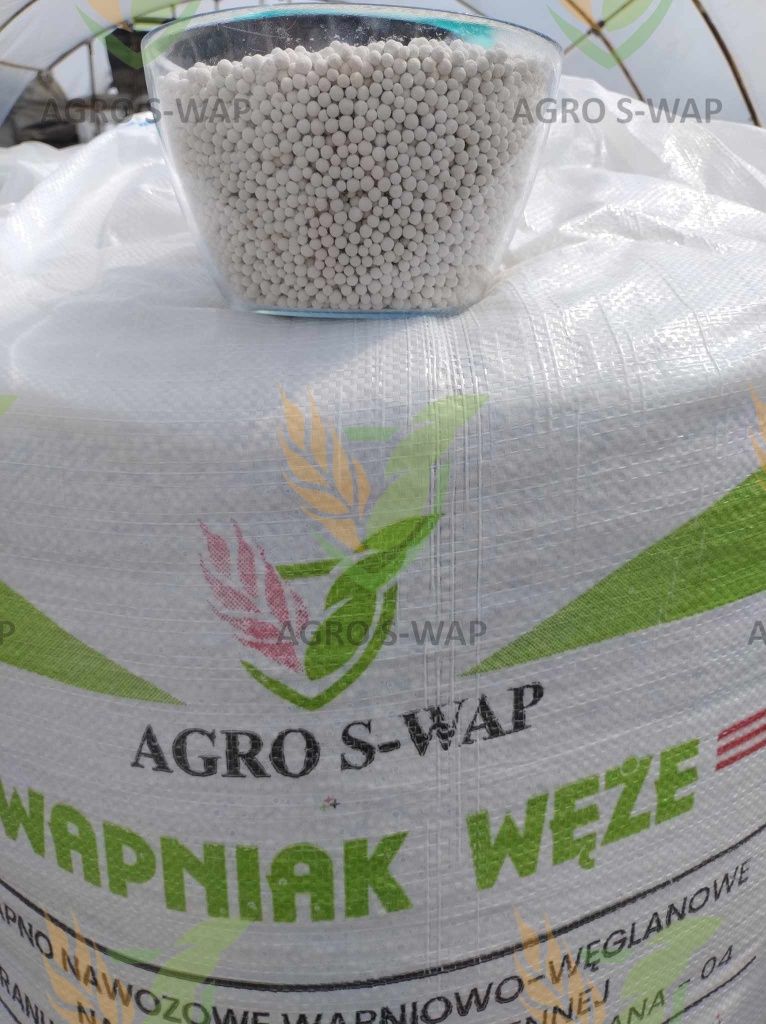 Wapno nawozowe granulowane magnezowe węglanowe czarna kreda PRODUCENT
