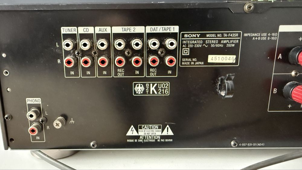 Wzmacniacz SONY TA-F435R
