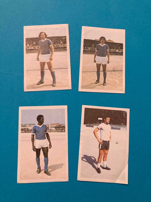 Lote de 11 Cromos de Futebol Antigos Anos 70