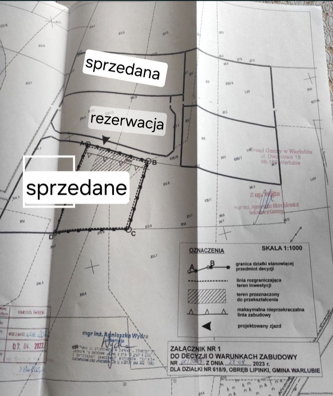 Działki rolne z warunkami zabudowy