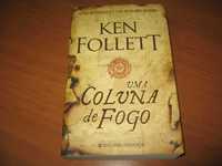 Livro de Ken Follett - Uma Coluna de Fogo