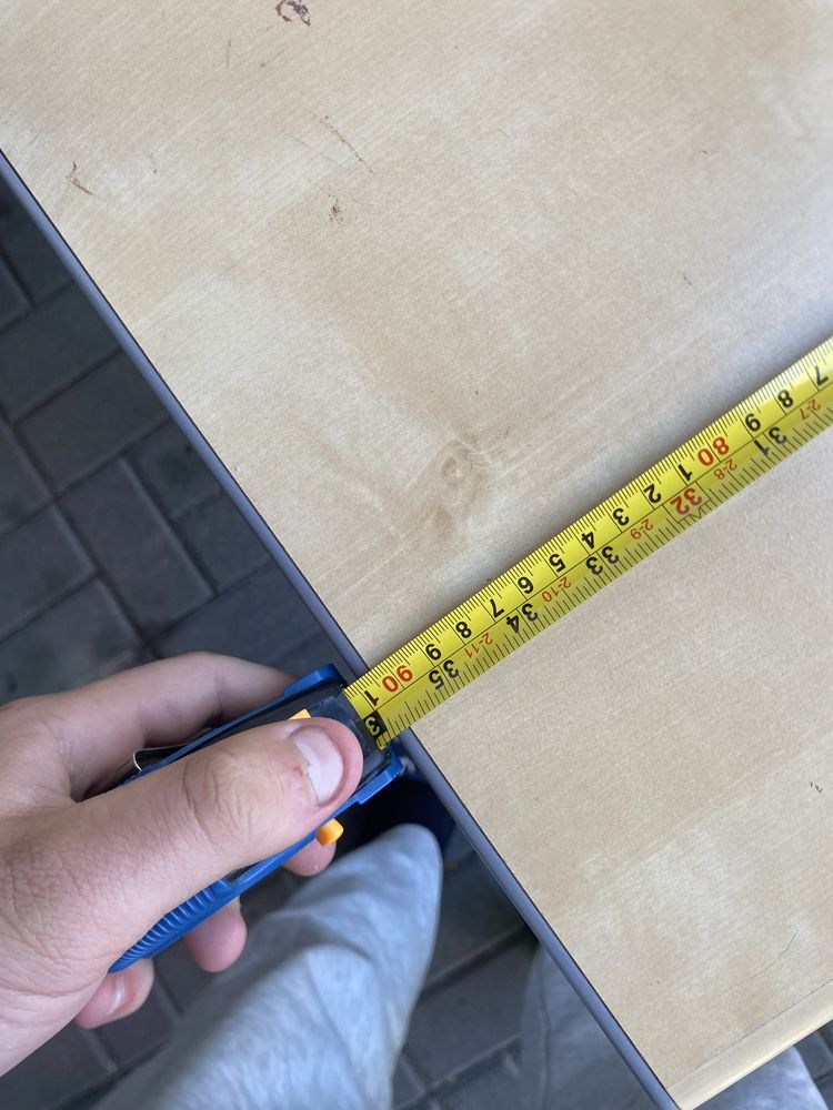 Stół,  blat z ikea