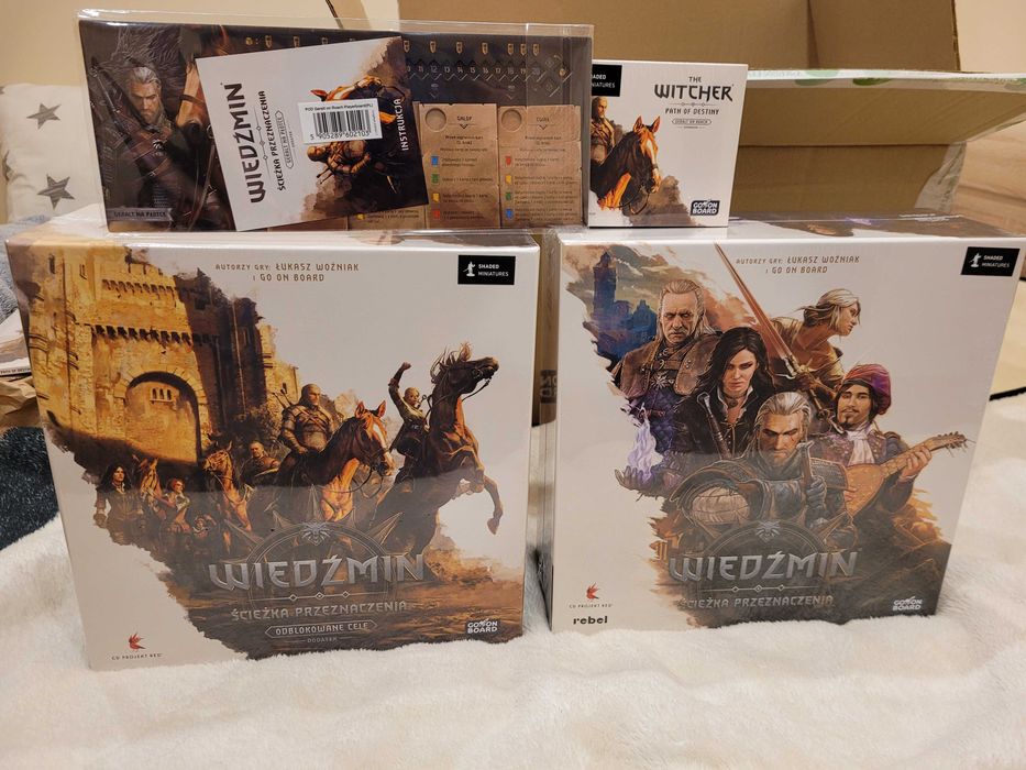 Wiedźmin Ścieżka Przeznaczenia PL SHADED,NOWE,WSZYSTKO minus Ronin.